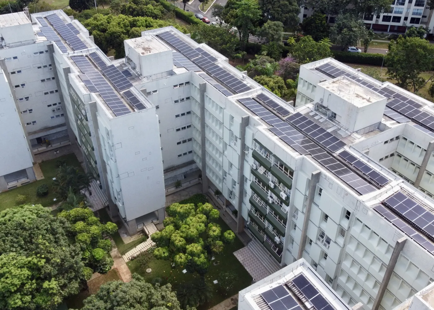Projeto de energia solar executado pela Mavo em Brasília
