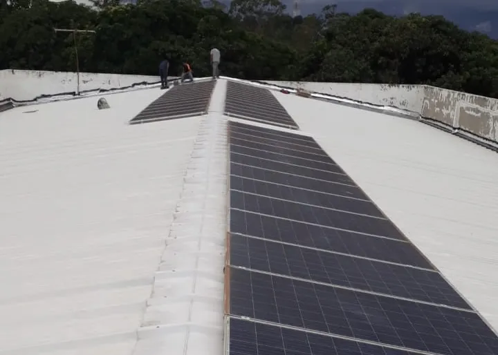Projeto de energia solar executado pela Mavo em Brasília
