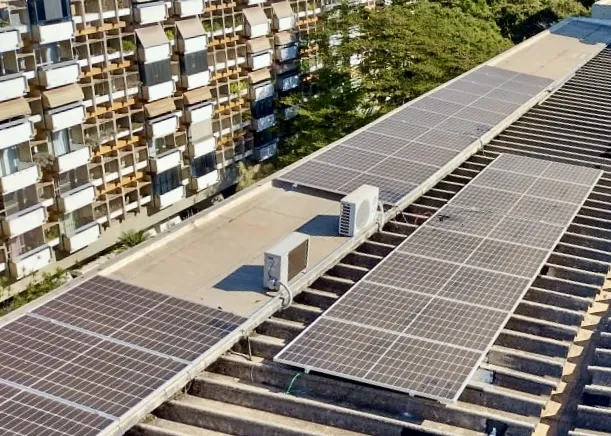 Projeto de energia solar executado pela Mavo em Brasília
