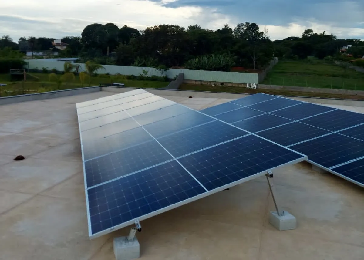 Projeto de energia solar executado pela Mavo em Brasília