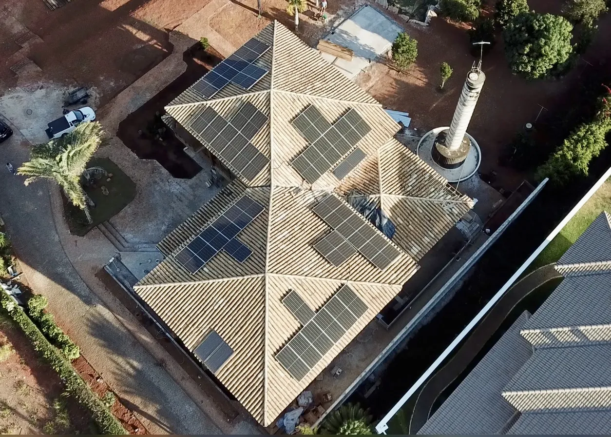 Projeto de energia solar executado pela Mavo em Brasília