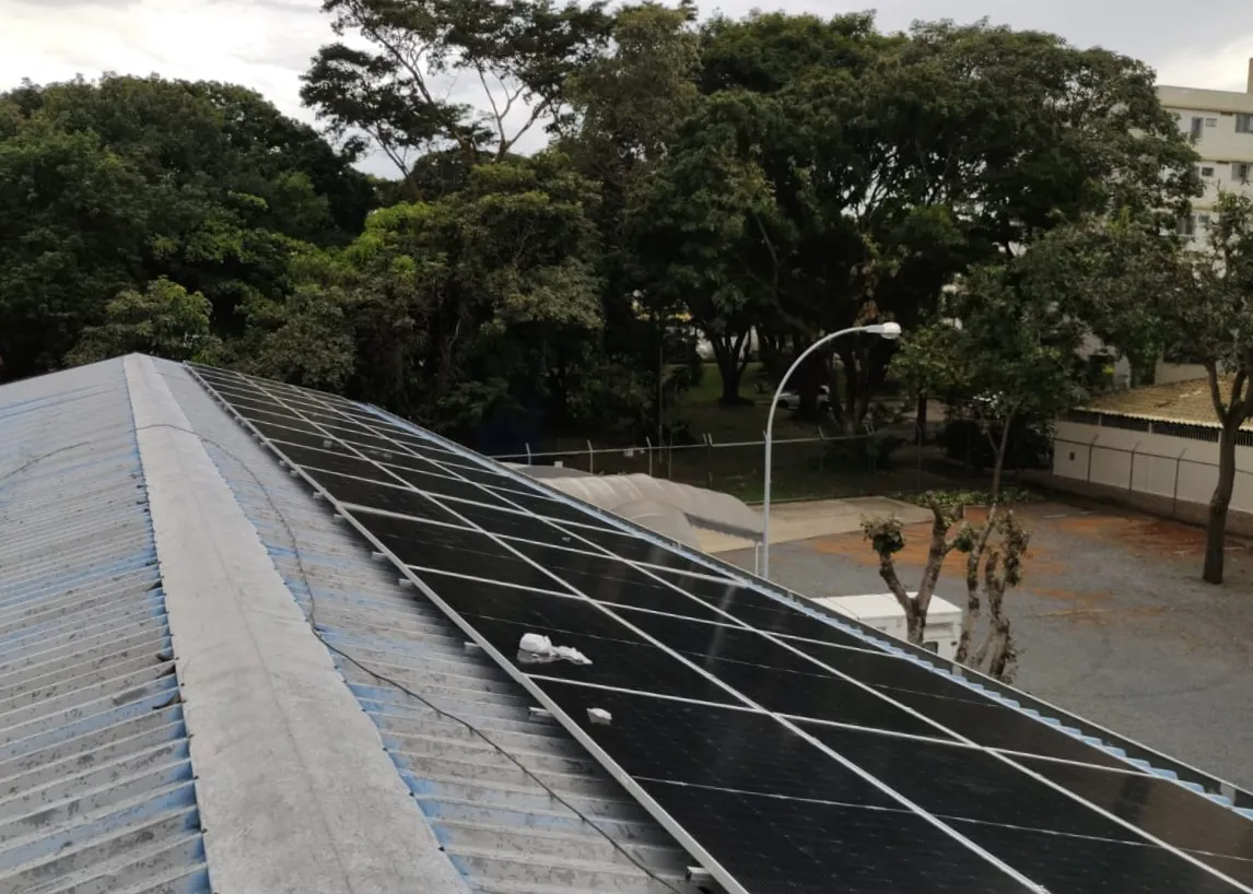 Projeto de energia solar executado pela Mavo em Brasília