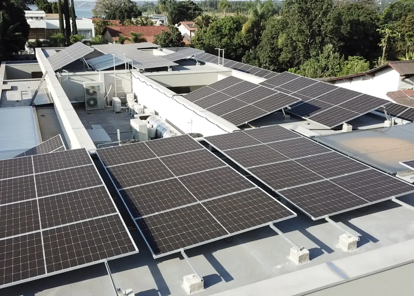 Projeto de energia solar executado pela Mavo em Brasília