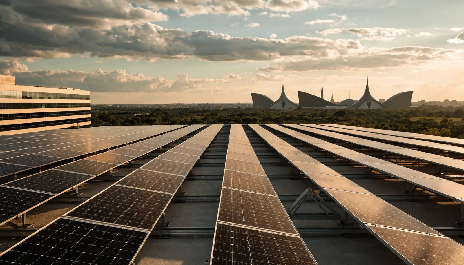 Assembleia de condomínio em Brasília discutindo proposta técnica de energia solar para áreas comuns